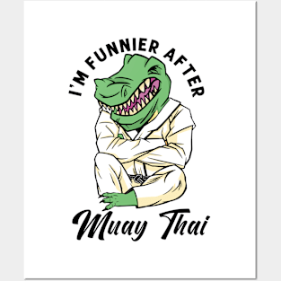 Muay Thai Coach Kickboxing Instructor Funny Martial Arts Posters and Art